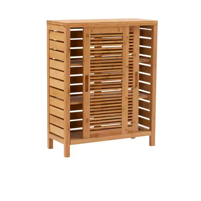 Mobiletto a due ante Bracken naturale - Linon