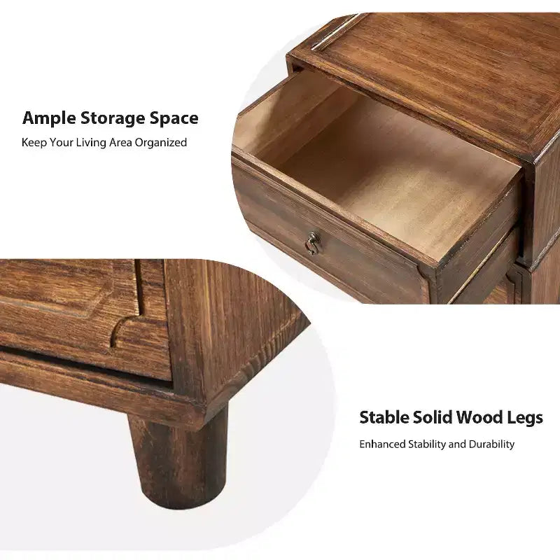 Oddone 2 - Comodino con cassetto e design modulare| ART OF LIVING DESIGNS