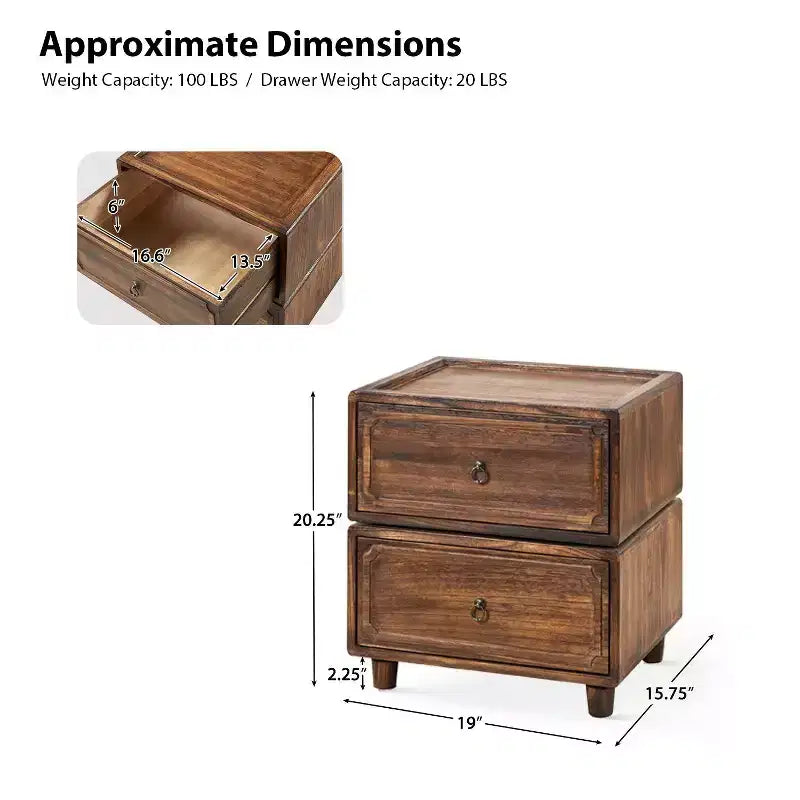 Oddone 2 - Comodino con cassetto e design modulare| ART OF LIVING DESIGNS