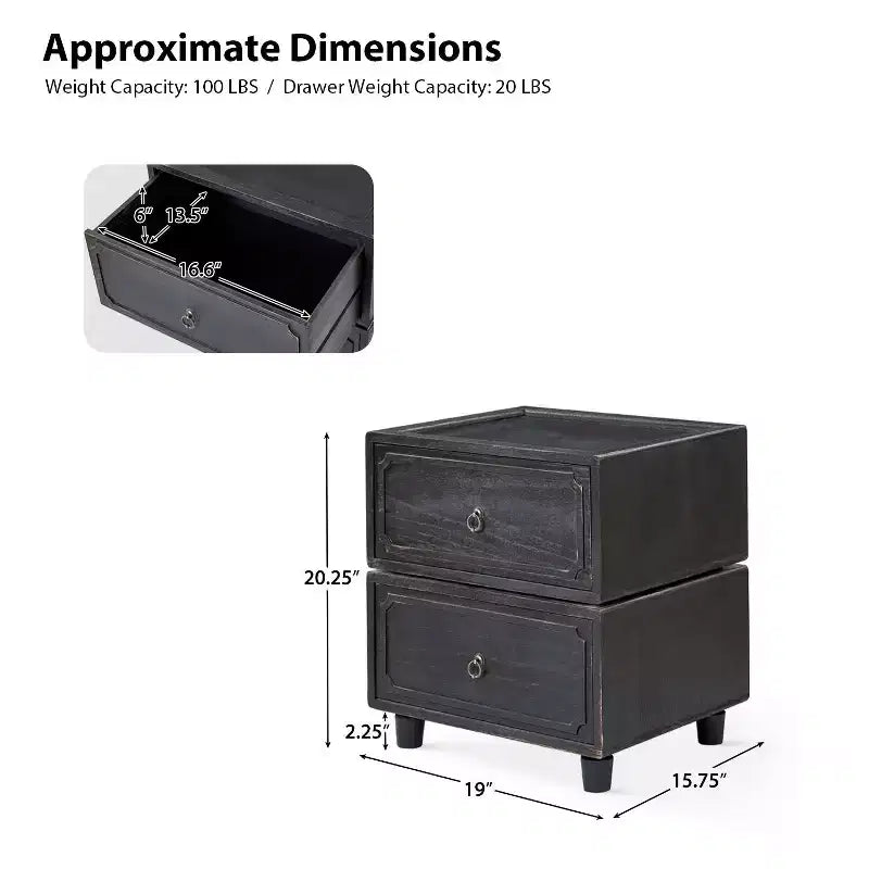 Oddone 2 - Comodino con cassetto e design modulare| ART OF LIVING DESIGNS