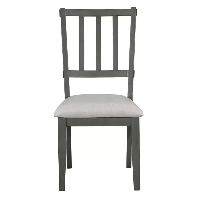 Whisen Set da pranzo rotondo Rustic Charm 5 pezzi con 3 sedie imbottite e panca curva per sala da pranzo, cucina