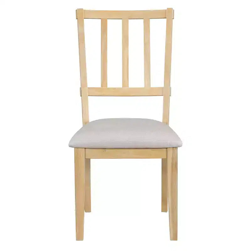 Whisen Set da pranzo rotondo Rustic Charm 5 pezzi con 3 sedie imbottite e panca curva per sala da pranzo, cucina
