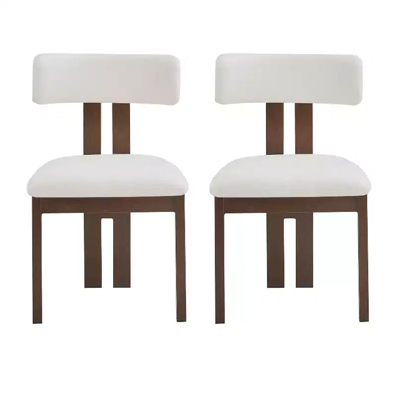 Christopher Knight Home Sedie da pranzo imbottite Astura con struttura in ferro (Set da 2)