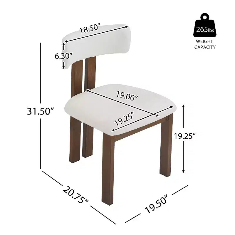 Christopher Knight Home Sedie da pranzo imbottite Astura con struttura in ferro (Set da 2)