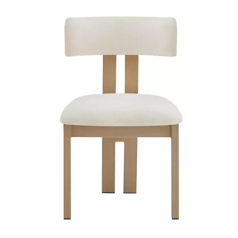 Christopher Knight Home Sedie da pranzo imbottite Astura con struttura in ferro (Set da 2)