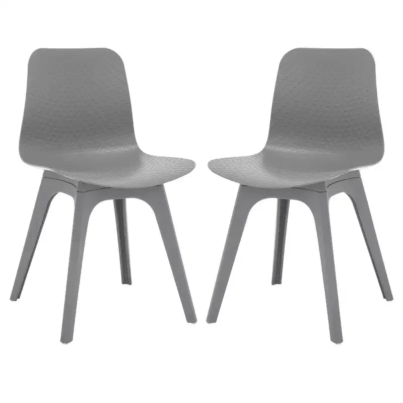 Sedia da pranzo Damiano in plastica stampata (set di 2) - SFV6901 - Safavieh Couture