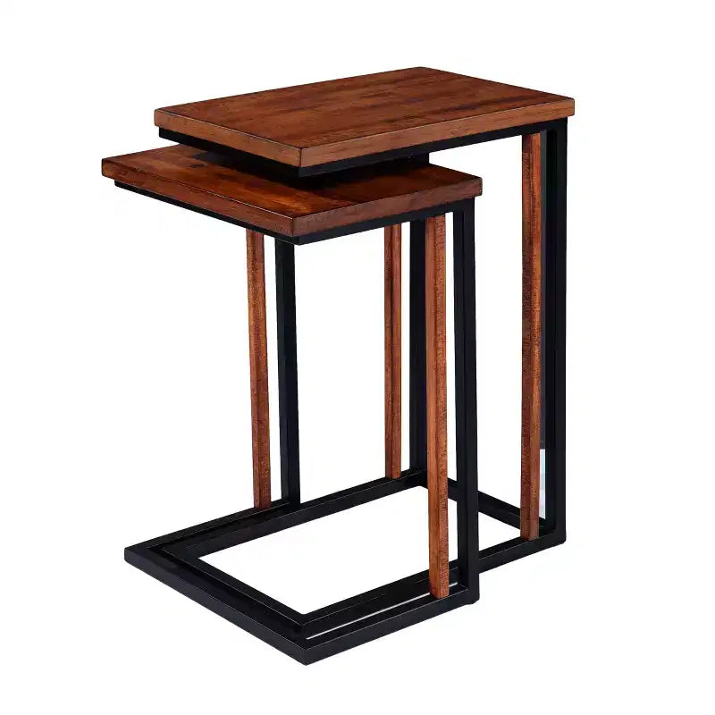 Tavolini Sabanti Nesting - Set 2 pezzi - Marrone - SEI