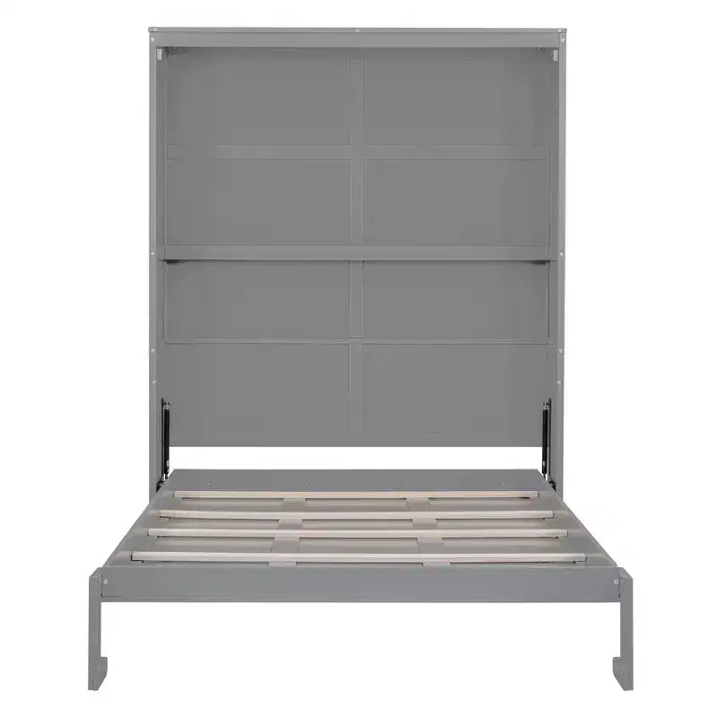 Letto a scomparsa Queen Size CLIHOME con mensole per risparmiare spazio