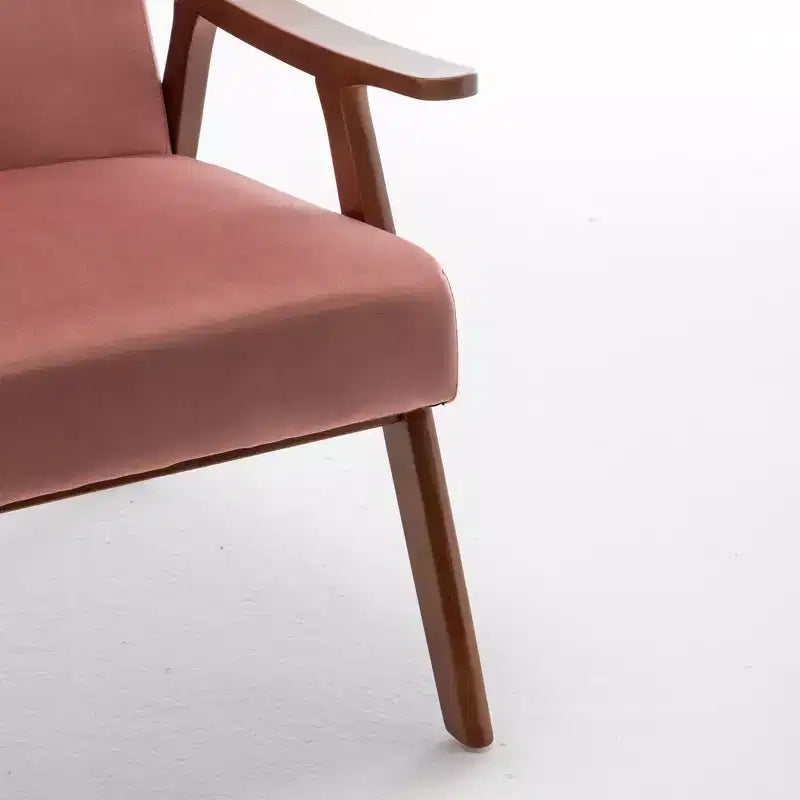MAYEERTY 65 Divano a due posti moderno con cuscini dello schienale rimovibili e 2 cuscini a rullo, divano con gambe in legno massello