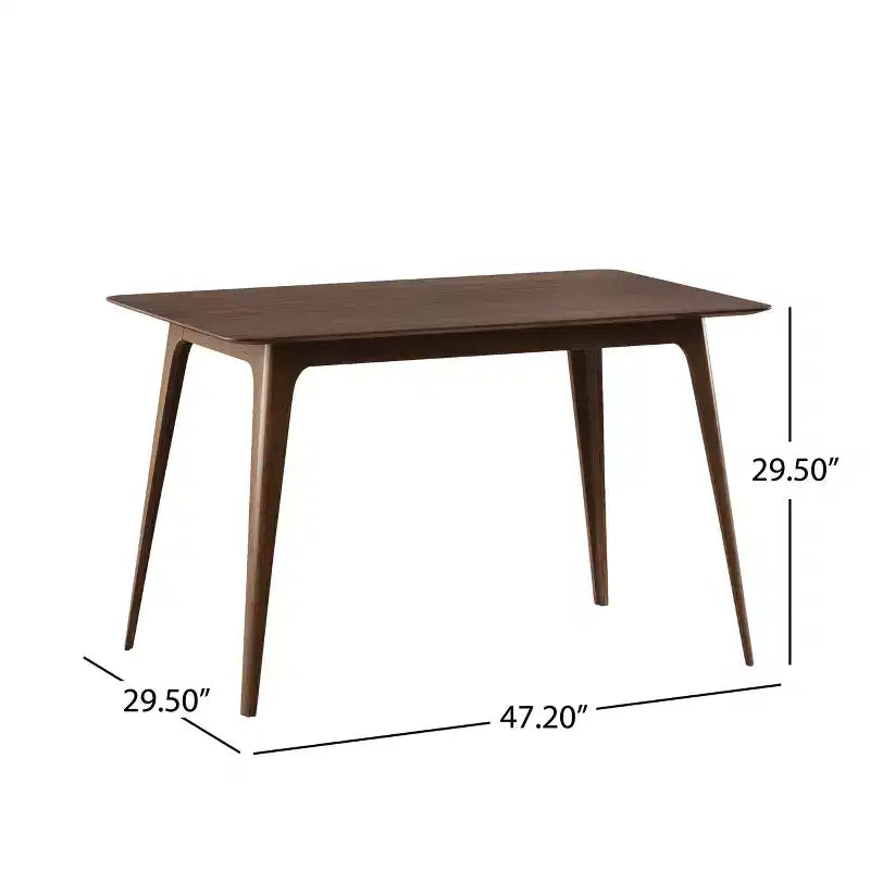 Set da pranzo Merax a 5 pezzi in stile moderno di metà secolo con 4 sedie imbottite