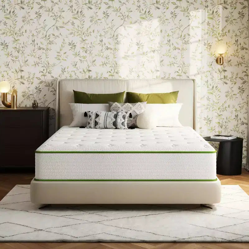 Swedrea Hybrid Mattress Medium Anti Static Cooling Gel Memory Foam Antisensitivity in White