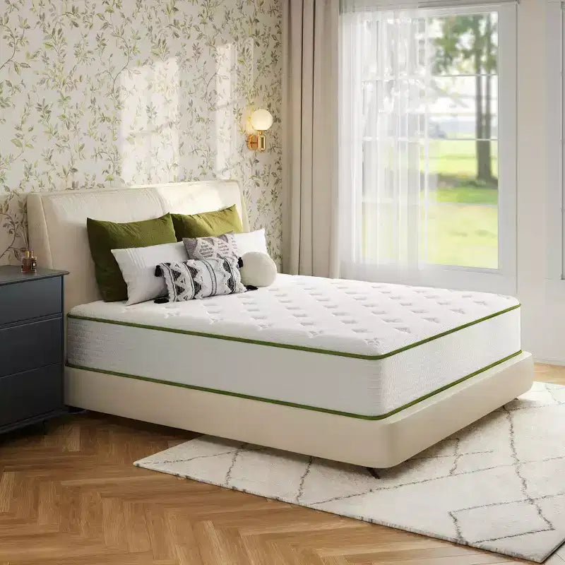 Swedrea Hybrid Mattress Medium Anti Static Cooling Gel Memory Foam Antisensitivity in White