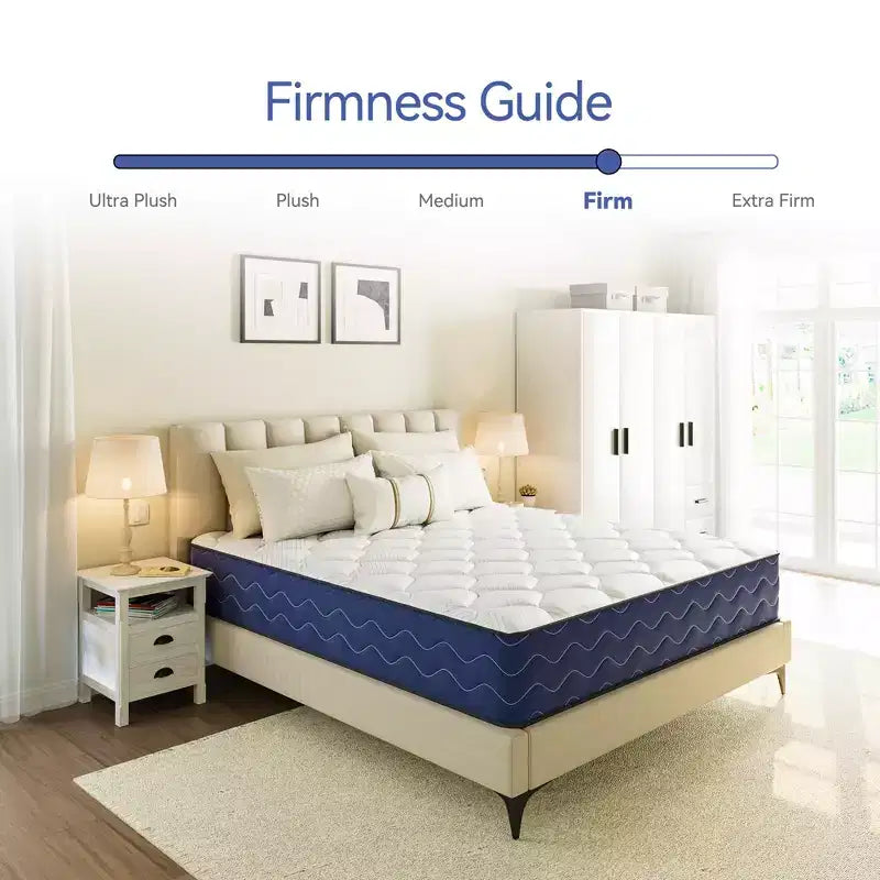 Materasso ibrido Swedrea medio in memory foam rinfrescante, consegnato in scatola, nero