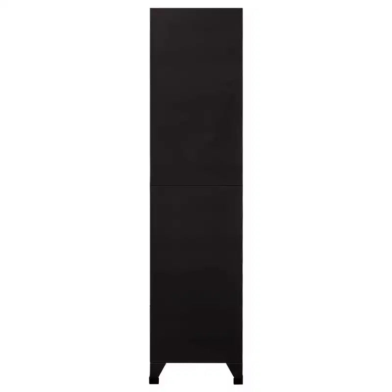 Smoked Oak Standing Bookcase with Steel Frame – 5 Shelves for Office & Living Room