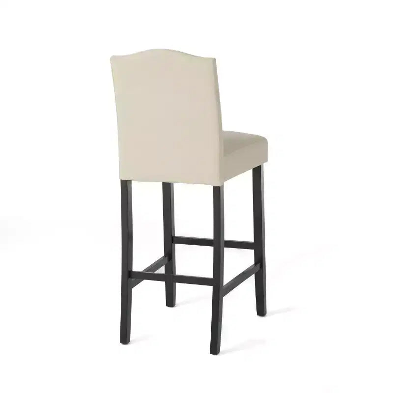 Sgabelli da bar imbottiti Christopher Knight Home Leona con finiture borchiate e schienale arcuato (set da 2)