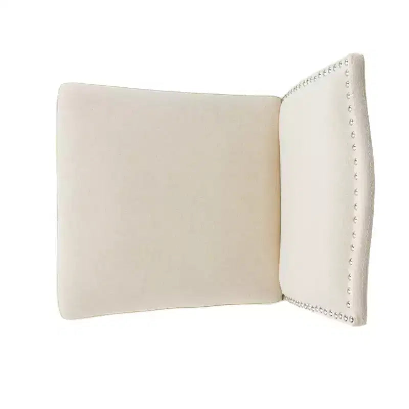 Sgabelli da bar imbottiti Christopher Knight Home Leona con finiture borchiate e schienale arcuato (set da 2)