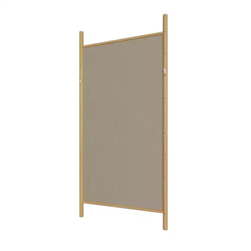 35"W x 73"H Ladder-Style Solid Wood Wall Mirror – Brown