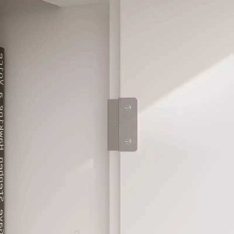 Famapy Scrivania da ufficio per computer in legno bianco e marrone con cassetti - Workstation per ufficio domestico