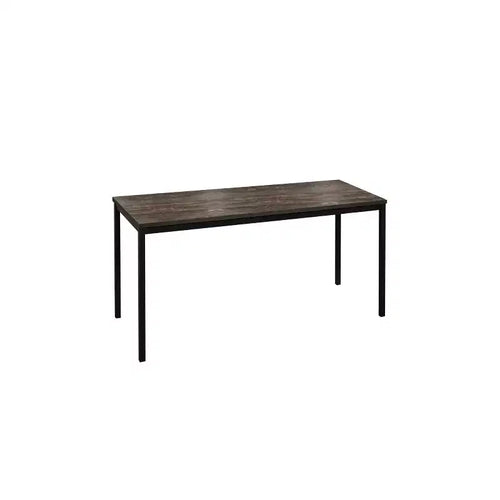 Scrivania per computer contemporanea in legno e metallo da 47" – Struttura nera