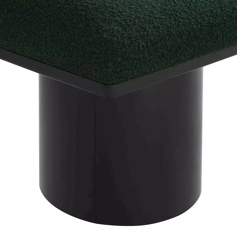 Meridian Furniture,Banc en tissu bouclé Pavilion