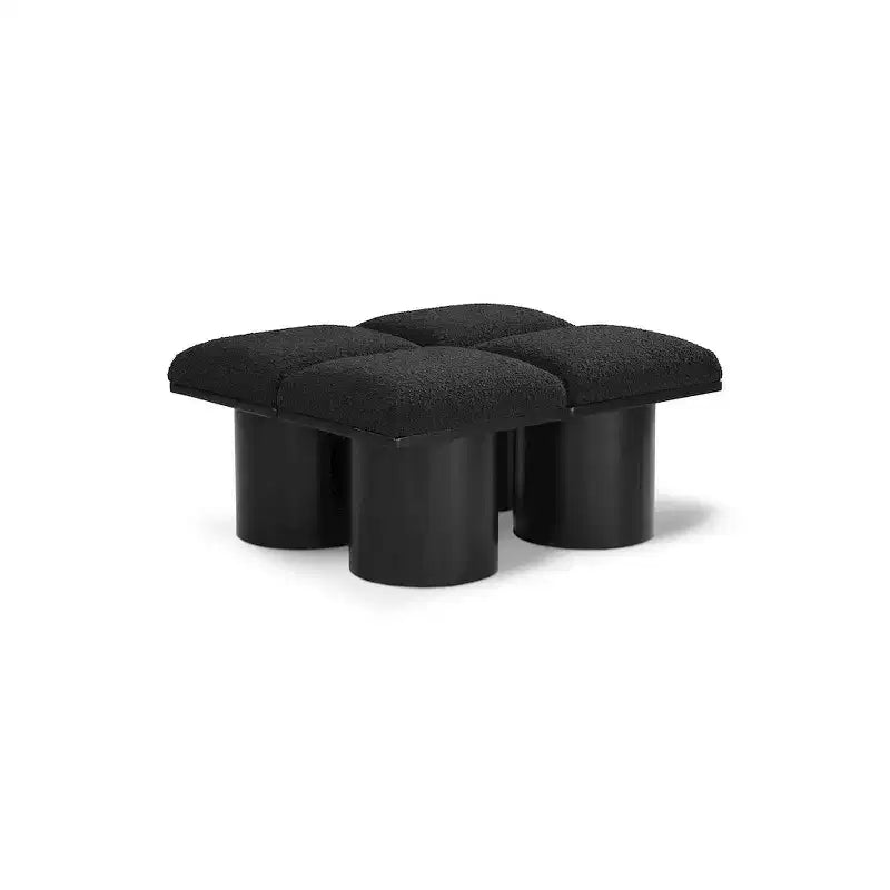 Meridian Furniture,Pavilion Boucle Fabric Bench