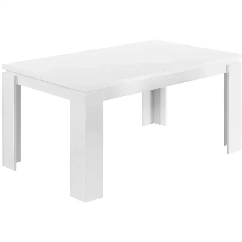 60" Rectangular Modern Dining Table for 4–6 – Scratch-Resistant, Waterproof