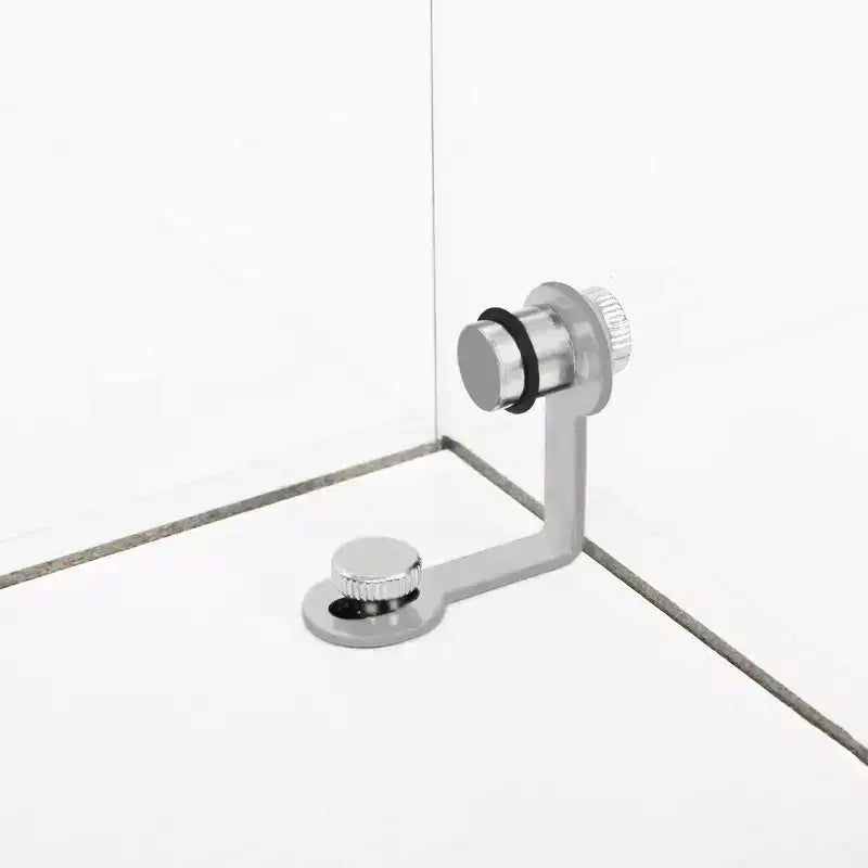 MAYEERTY Vetrina in vetro temperato, mobile portavino, schedario, striscia luminosa Bluetooth, rotelle girevoli con blocco, soggiorno, camera da letto, ufficio, bianco