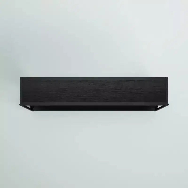 Slim Console Table with X-Frame – Black, Entryway & Hallway Accent