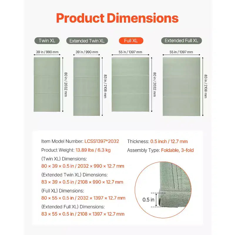 VEVOR Japanese Tatami Mat, Queen Size Foldable Japanese Tatami Mattress( Natural Rush Grass), Japanese Floor Mattress with Non-Slip Backing, Green
