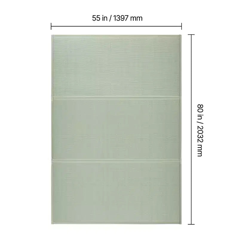 VEVOR Japanese Tatami Mat, Queen Size Foldable Japanese Tatami Mattress( Natural Rush Grass), Japanese Floor Mattress with Non-Slip Backing, Green