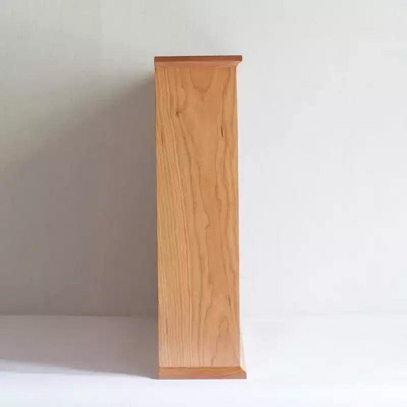 Cassettiera vintage in legno massello di ciliegio con ripiani da cucina, organizer da appoggio con scomparti ad arco per spezie o tazze da tè - Panipeachy