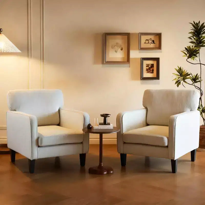 Poltrona da lettura moderna Okak con braccioli e schienale, comoda sedia con telaio in legno, poltrona da soggiorno per sala d'attesa, sala di ricevimento