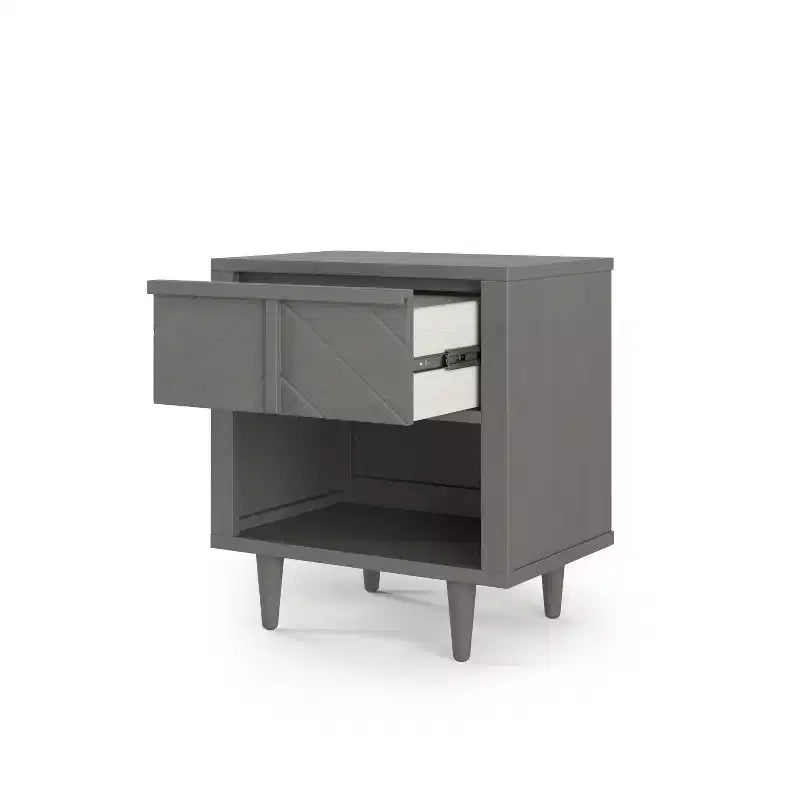 Comodino 1 cassetto Surrey Hill di Child Craft per cameretta o camera da letto, ampio cassetto contenitore, realizzato in robusto legno di pino, atossico, finitura sicura per i bambini