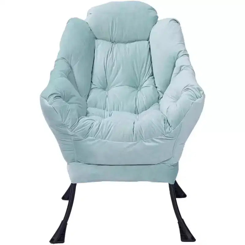 COZONY Sedia Sdraio con Poggiapiedi, Poltrona Accent Moderna con Ottomana, Tasca Laterale per Soggiorno Camera da Letto Dormitorio Ufficio