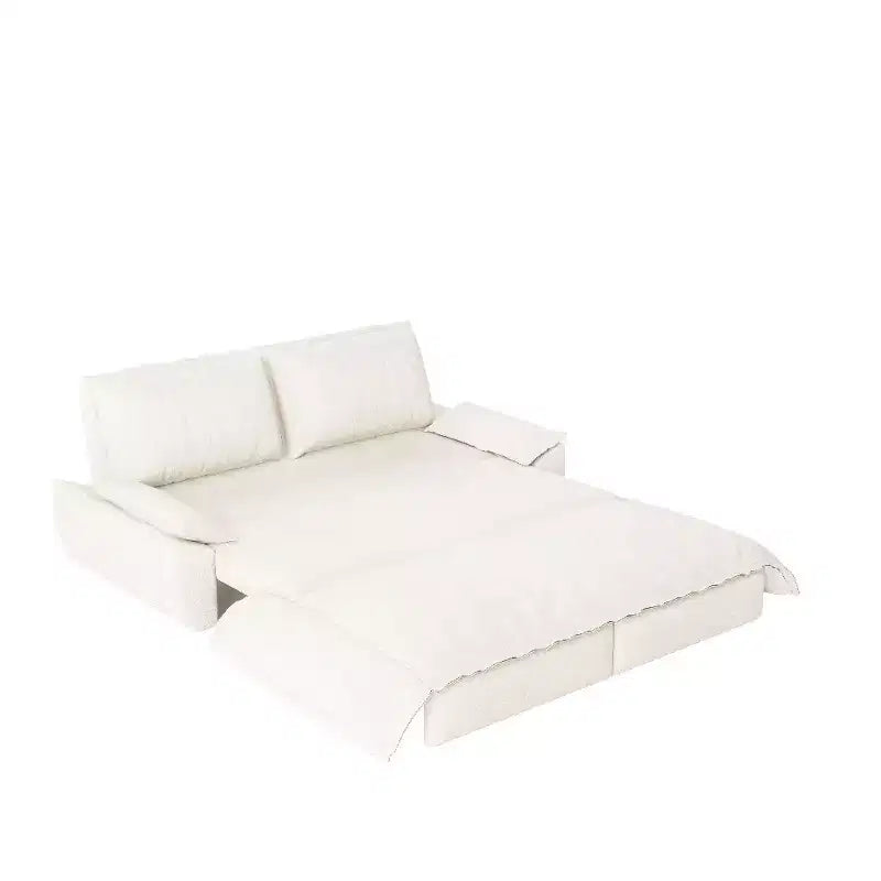Divano letto a scomparsa 3 in 1 Whisen Queen in velluto, divano a due posti convertibile