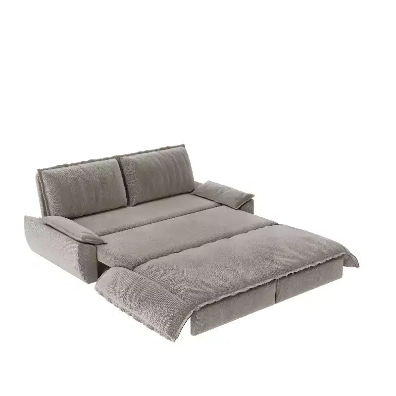 Divano letto a scomparsa 3 in 1 Whisen Queen in velluto, divano a due posti convertibile