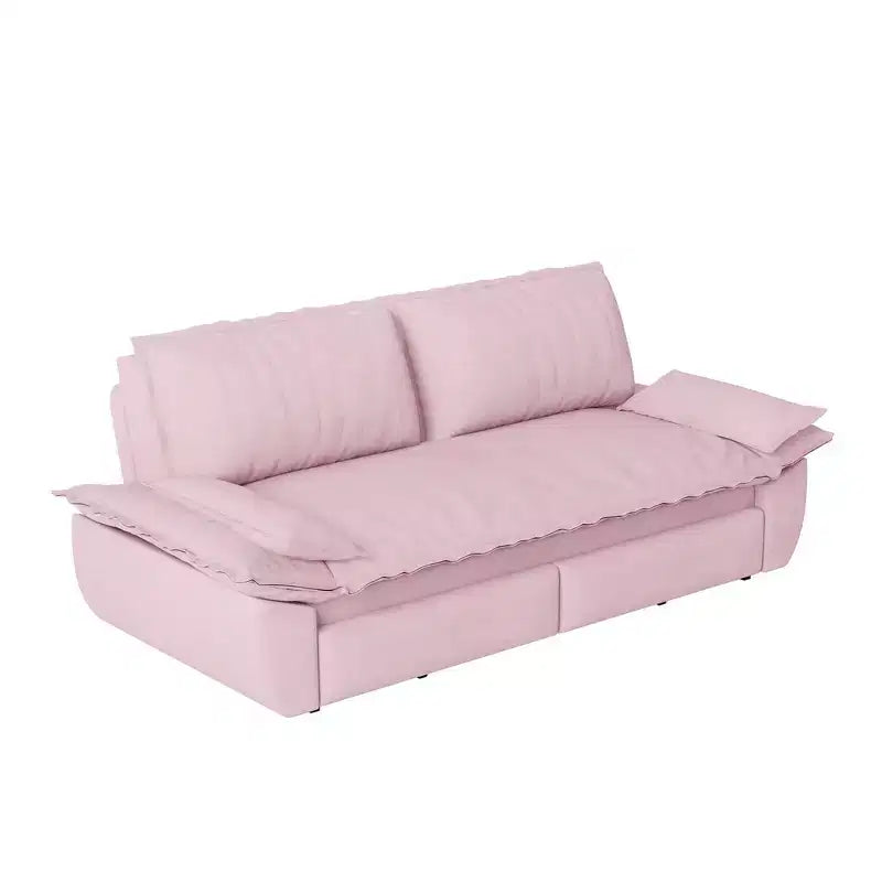 Divano letto a scomparsa 3 in 1 Whisen Queen in velluto, divano a due posti convertibile