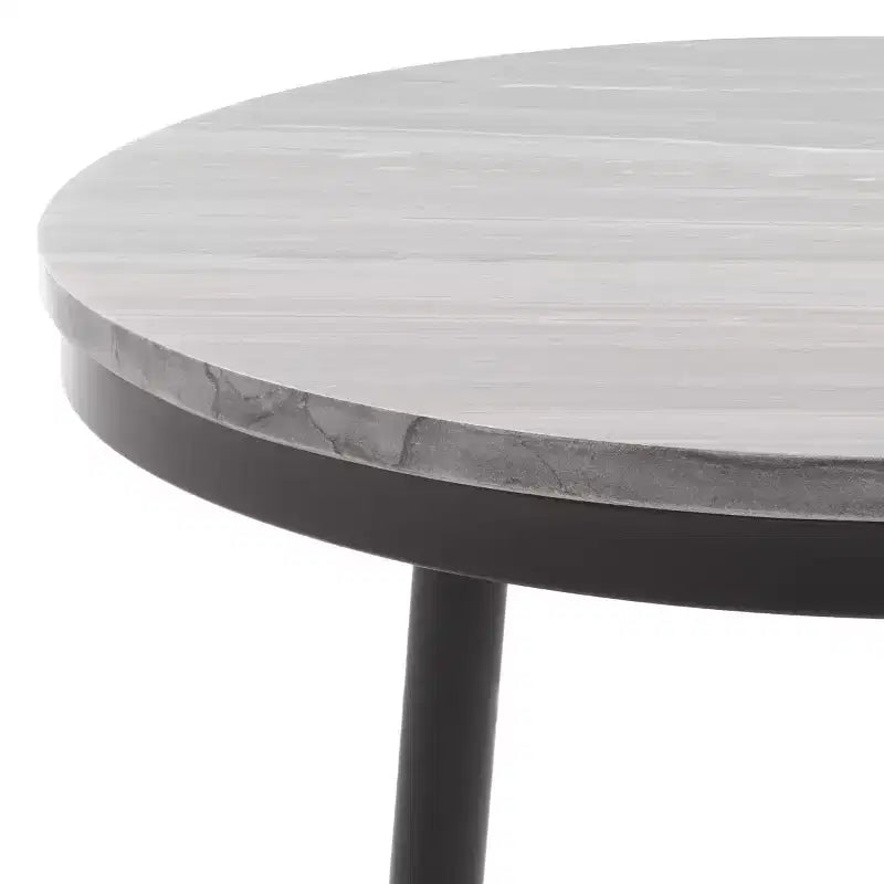 Tavolino in marmo Nylah - ACC3716 - Marmo Grigio/Nero - Safavieh