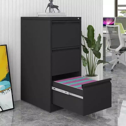 Acekool Cassettiera a 3 cassetti con serratura, classificatore verticale resistente per l'ufficio di casa