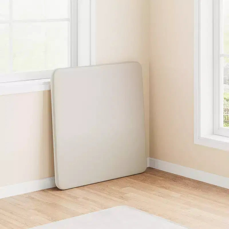 Tavolo da gioco quadrato portatile da 34" pieghevole con gambe collassabili e piano imbottito in PU, per casa, feste, picnic (solo tavolo)