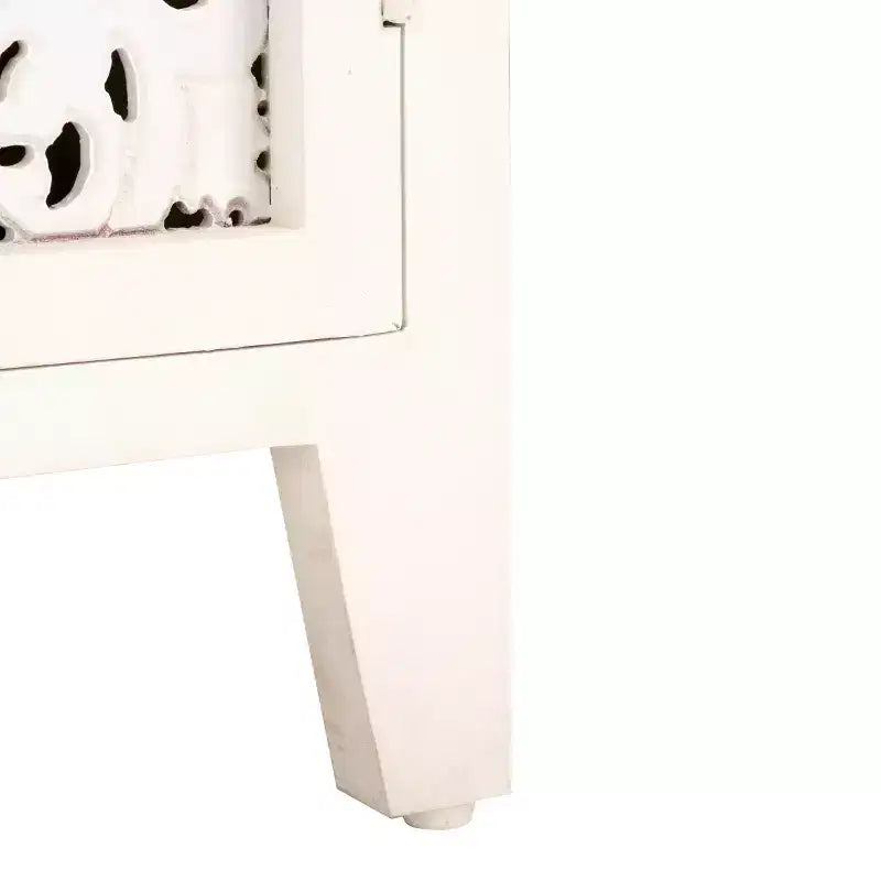 Mobile TV Raura a 2 ripiani e 2 ante - MED5300 - Bianco anticato - Safavieh