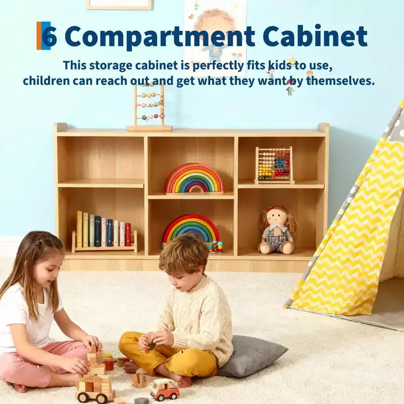 Mobile Montessori a 2 ripiani in legno per bambini, scaffali porta libri e contenitori per giocattoli per la cameretta dei bambini, mobili per aula, asilo nido, sala giochi