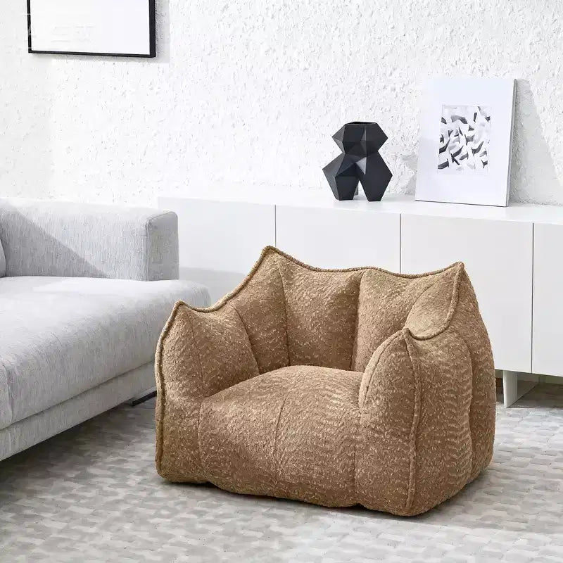Sedie a poltrona con schiuma ad alta resilienza per soggiorni e camere da letto, comodi divani pigri quadrati, divani per adulti per giocare, leggere e guardare la TV