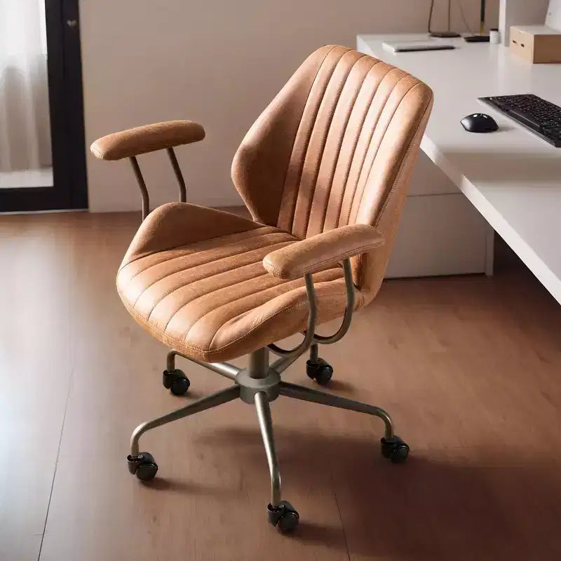 HOMLUX Sedia da Ufficio Ergonomica Moderna Tessuto Scamosciato Sedie da Scrivania per Dirigenti o Ufficio Domestico