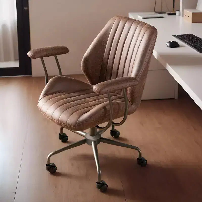HOMLUX Sedia da Ufficio Ergonomica Moderna Tessuto Scamosciato Sedie da Scrivania per Dirigenti o Ufficio Domestico