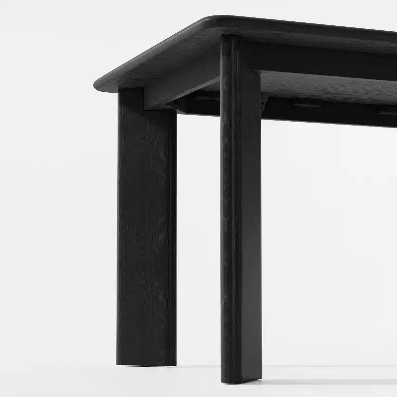 Tavolo da pranzo quadrato PexFix in legno massello stile rustico con piano in legno per sale da pranzo moderne e riunioni di famiglia