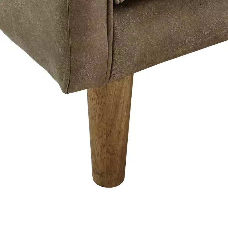 Poltrona Manchester Oxford in Pelle - Marrone Cuoio - iNSPIRE Q