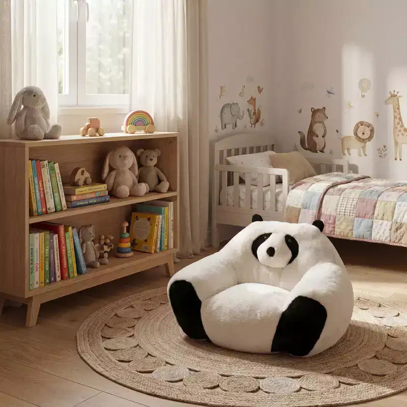 GDFStudio Gwenaelle Poltrona a sacco moderna a forma di panda