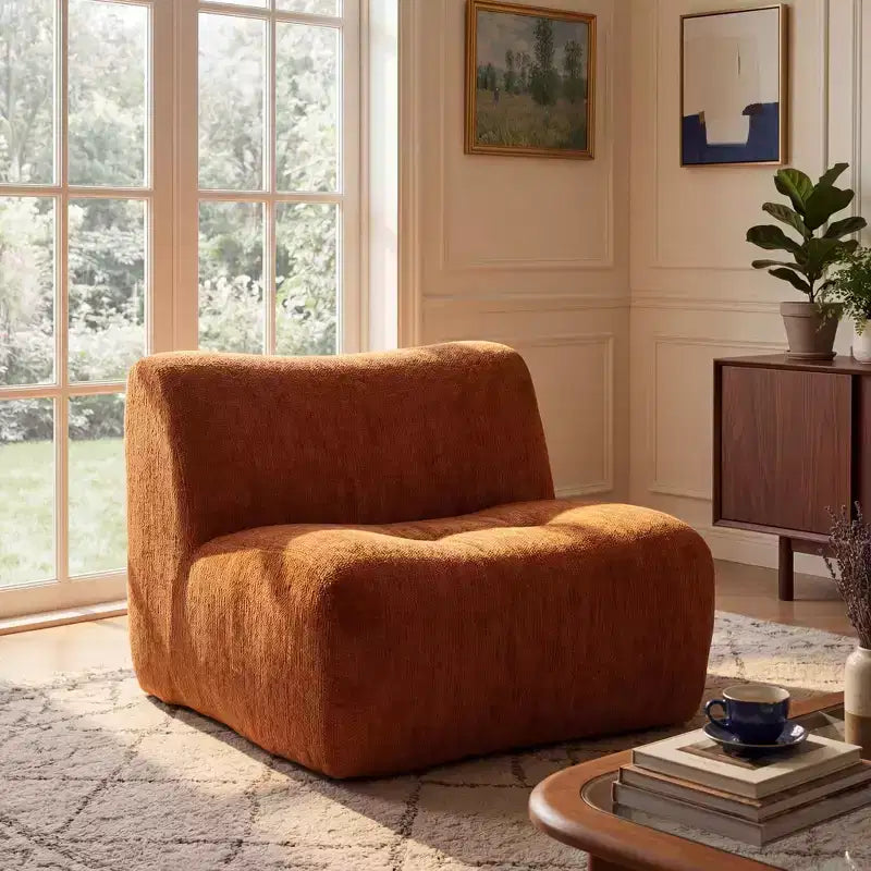 Christopher Knight Home Crinti Sedia accentuale modulare moderna senza braccioli con cuscino in schiuma