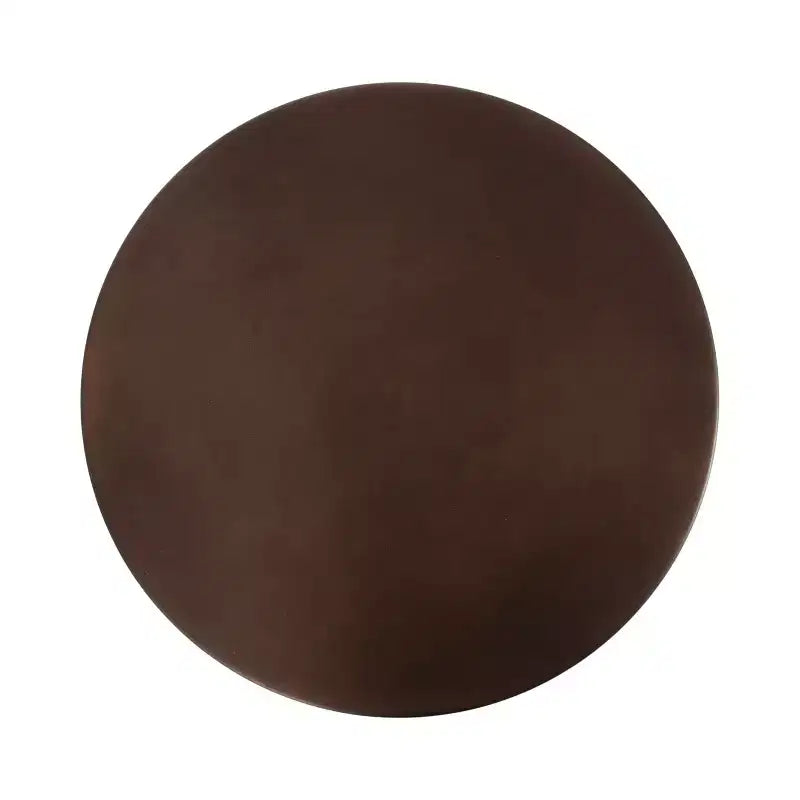 Tavolino con piedistallo Kate and Laurel Hescott in metallo e marmo, marrone, 10x10x24